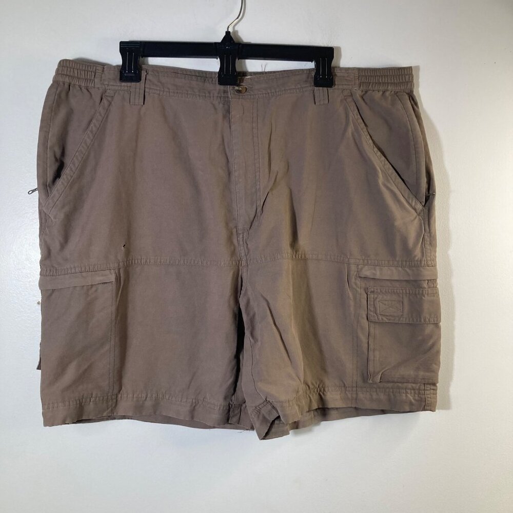 Mens‎ Outer Rim Nylon Cargo Hiking Shorts Brown 40 Cotton Nylon Flaw